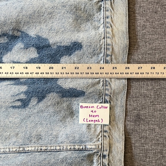 RARE Ksubi Travis Scott Oh G Ghosted Distressed Denim Jacket - Men's Size L - Picture 10 of 10